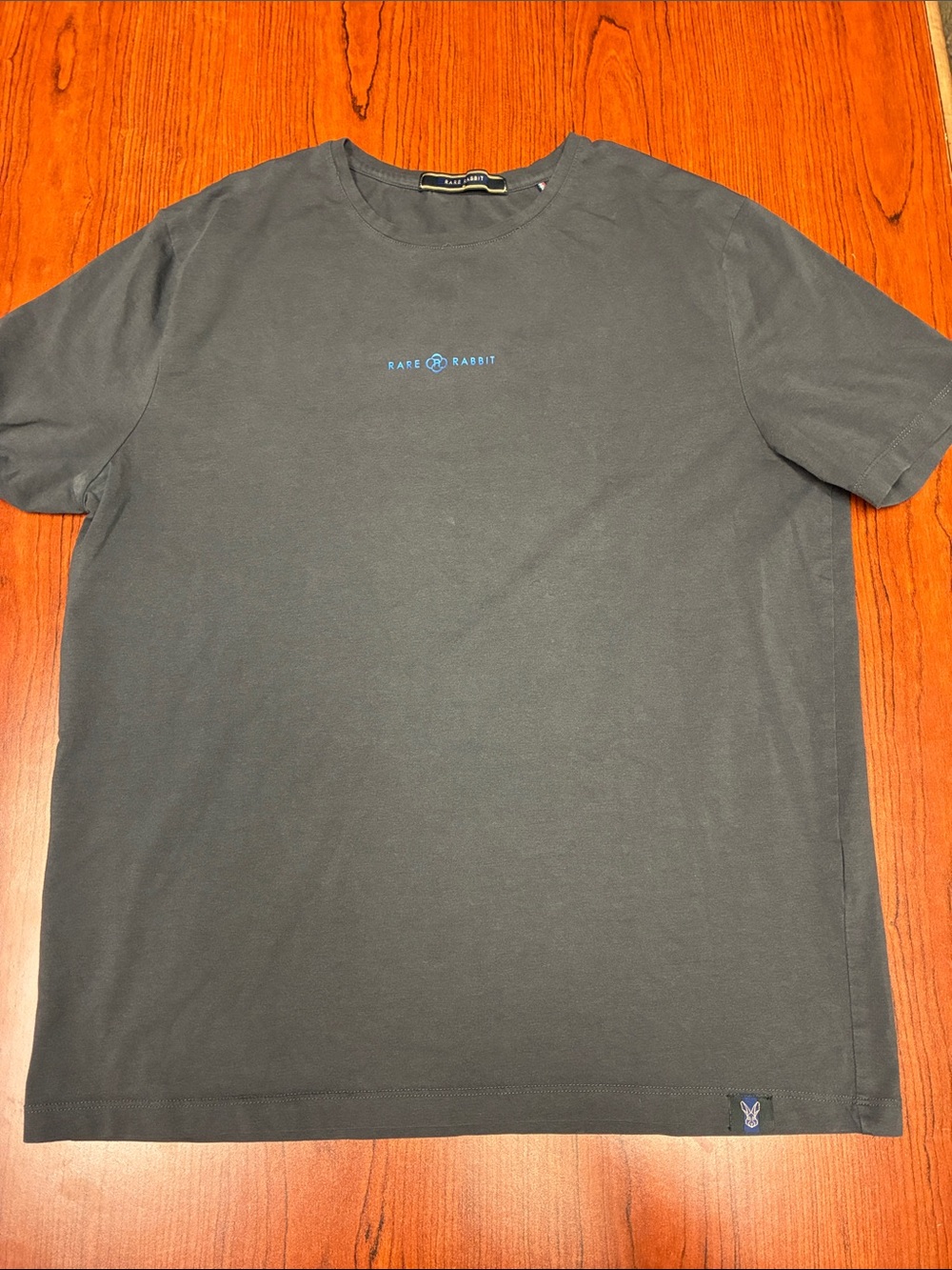 Women's Charcoal Short-Sleeve Logo Tee